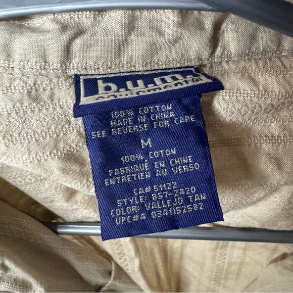 Bum equipment dress cargo beige tan button up waist tie cinch y2k retro - Picture 4 of 6